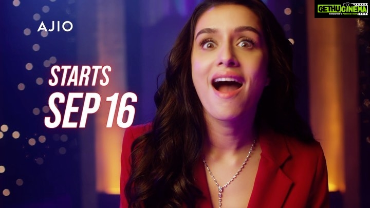 Shraddha Kapoor Instagram - We are all geared up for this starry affair, are you? Get ready to give your wardrobe a complete refresh with 10,00,000+ styles from over 3,500 brands, only at AJIO All Stars Sale, starting September 16. Get 50-90% off on top international brands. Sign-up now and get Rs.500 off! Download the AJIO app and wishlist now. π«π @ajiolife #AjioLove #HouseOfBrands #AllStarsSale