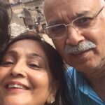Shriya Saran Instagram - Happy birthday @neerjasaran and papa . You are the bestest parents . Love you both