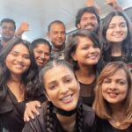 Shruti Haasan Instagram – I’m so blessed with the BEST team to shoot with 🧿🖤💜 caring , thoughtful hardworking and so insane in the best way possible … no matter how tough shoot days are we laugh we love the work we do and they always always make me feel so special .. Thankyou to my cool as a 🥒 manager for planning this surprise complete with black balloons and cake to Celebrate #SHEISAHERO these are my heroes everyday 💕 @neeraja.kona @gantayyyy @makeupartist_arti @noori_hairstylist  @manogna_gollapudi @9821sunilsingh @vi.naykumar110 @its_azhar_shaik
