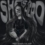 Shruti Haasan Instagram – The idea of a woman who not only dons many hats, but also consistently shatters glass ceilings in everything she does is so powerful. Our track She is a Hero, is a tribute to that spirit and @santanu_hazarika_art added his touch to our music with this thought provoking artwork that we’re so proud to reveal! 
#sheisahero