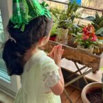 Soha Ali Khan Instagram – Happy yellow and peaceful green to signify joy and a sense of serenity and growth on day 4 and 5 of Navratri #happynavratri