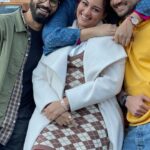 Sonakshi Sinha Instagram - Love…laughter…food…friendship…dreams… Arre yeh toh humari real life hai na @aslisona @iamhumaq @iamzahero @mahatofficial ?!? Real life to reel life, come take a peek into the world of #DoubleXL with #KiJaana (song link in bio) ❤️ @satramramani @saqibsaleem