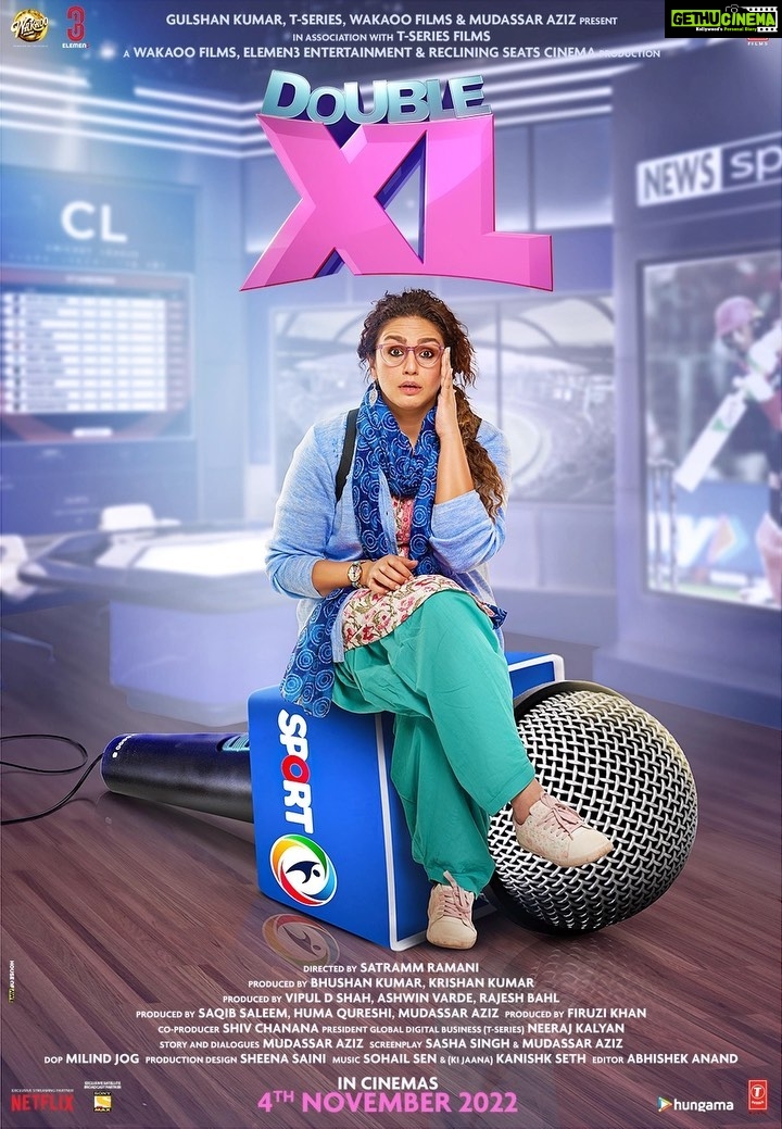 Sonakshi Sinha Instagram - Meet Rajshri Trivedi. They say she can never be a sports presenter. They say she is too BIG to be on television… but guess what! Her passion is BIGGER and she’ll prove them all wrong! #DoubleXL in cinemas near you on 4th Nov 2022. #baatmeinWAZANhai @aslisona @iamzahero @mahatofficial #BhushanKumar #KrishanKumar @vipuldshahofficial @ashwinvarde @bahlrajesh #MudassarAziz @saqibsaleem @satramramani @shivchanana @milind_jog @seth_kanishk @sohailsen @tseries.official @tseriesfilms @wakaoofilms @elemen3entertainment @optimystixmedia @aafilms.official