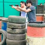 Sonal Chauhan Instagram - HE IS COMING WITH ALL GUNS BLAZING 🔫🗡🔫 HAPPY BIRTHDAY TO MY SUPERCOOL CO STAR 🤴💥🌟 #nagarjunaakkineni . . . . . . . . . . . . . . . . . . . . . . . . . . . . . . . . Thank you @krishnakishor.m Sir for being the best and the most patient trainer #happybirthday #nagarjunaakkineni #theghost #guns #weapons #mg164 #assaultrifle #glock #kingnagarjuna #training #firing #range