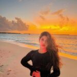 Sonarika Bhadoria Instagram – Ughh! I can’t get over-
Missing me some Maldivian sunsets🥺