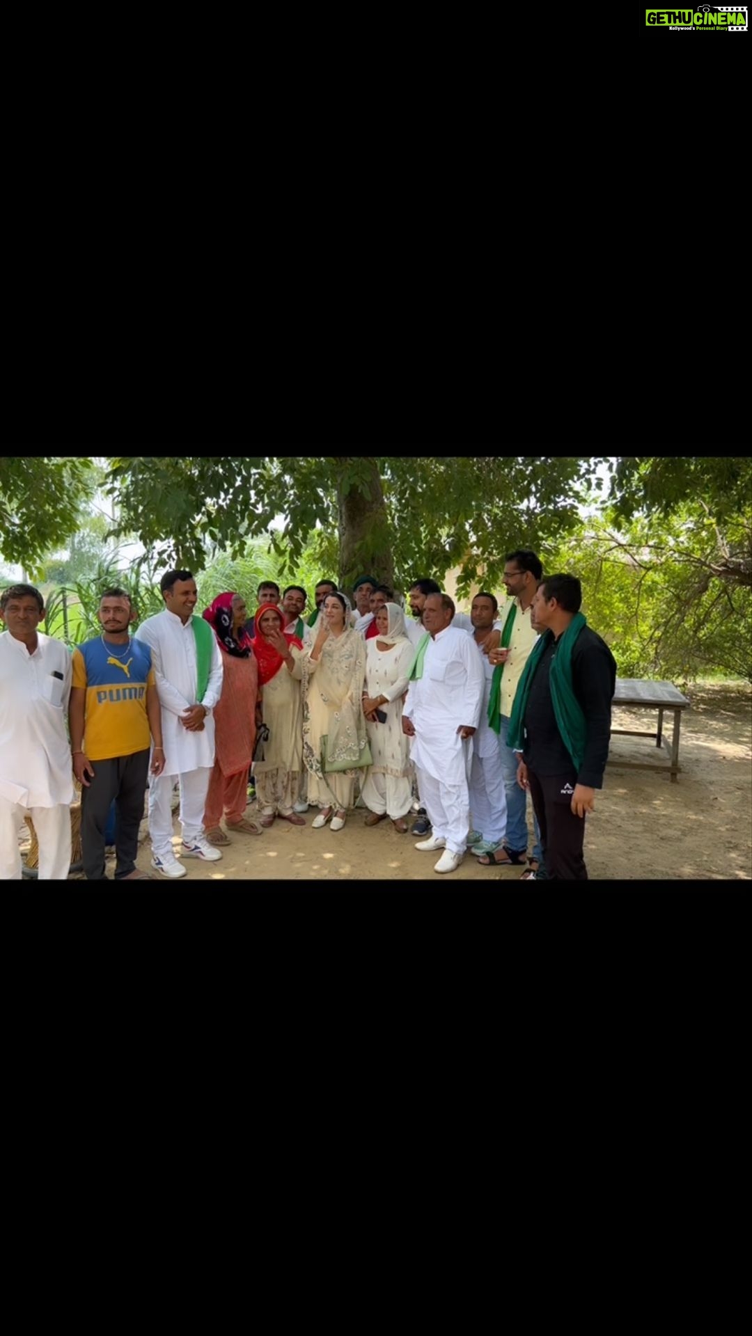 Sonia Mann Instagram - Kisanektazindabad 🙌 Village Rakhigarhi Kisan Panchyat Haryana (Hisar) @vikashsheoran99