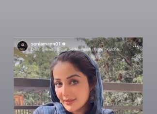 Sonia Mann Instagram - #Rooh ❤️❤️ #preweddingfeels Congratulations @officialdilrajgrewal @jannatzubair29 @officialsimarsethi and @sagamusic