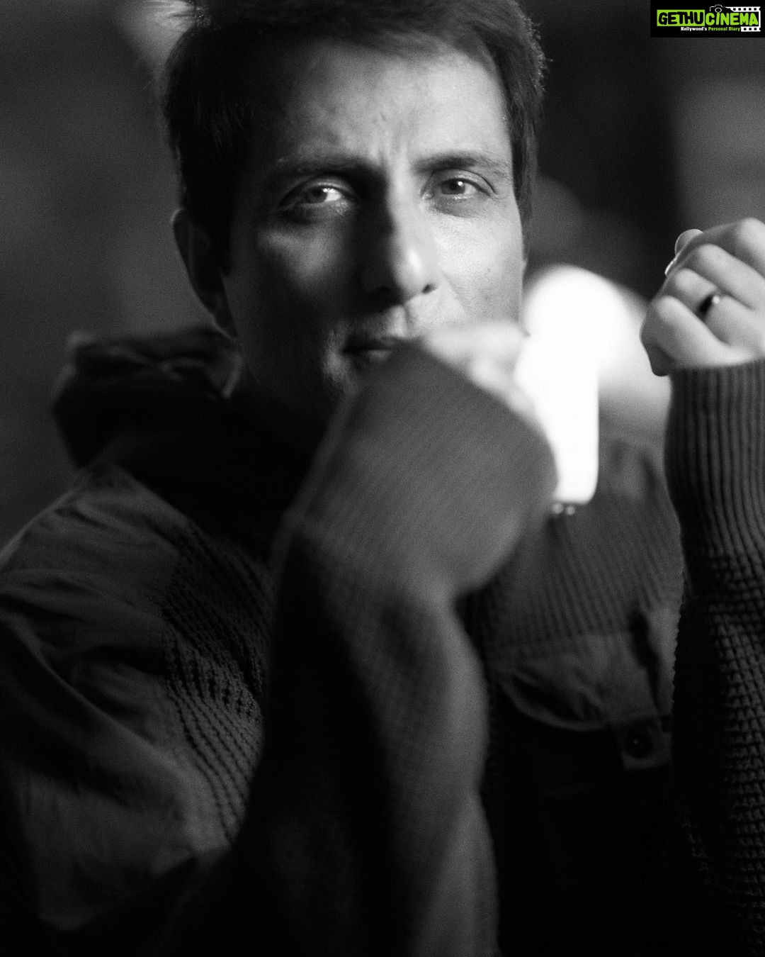Sonu Sood Instagram - We become what we think about 🤍🖤