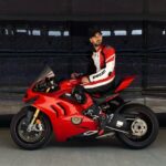 Sooraj Pancholi Instagram – “There’s a point – 7000 RPM – where everything fades. When your seeing becomes weightless, just disappears. And all that’s left is a body moving through space and time” @ducatidelhi @ducati @ducati_india @buddh.international.circuit @isbkracing #ducati #rpm #slicks #burnout #trackday #v4s #superbikes #ridesafe #ridinggear #pitcrew