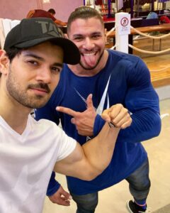 Sooraj Pancholi Instagram - Train like @samyfitpro 🙌🏽 miss u brother!
