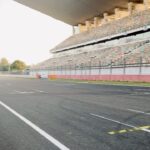 Sooraj Pancholi Instagram - “There's a point – 7000 RPM – where everything fades. When your seeing becomes weightless, just disappears. And all that's left is a body moving through space and time” @ducatidelhi @ducati @ducati_india @buddh.international.circuit @isbkracing #ducati #rpm #slicks #burnout #trackday #v4s #superbikes #ridesafe #ridinggear #pitcrew