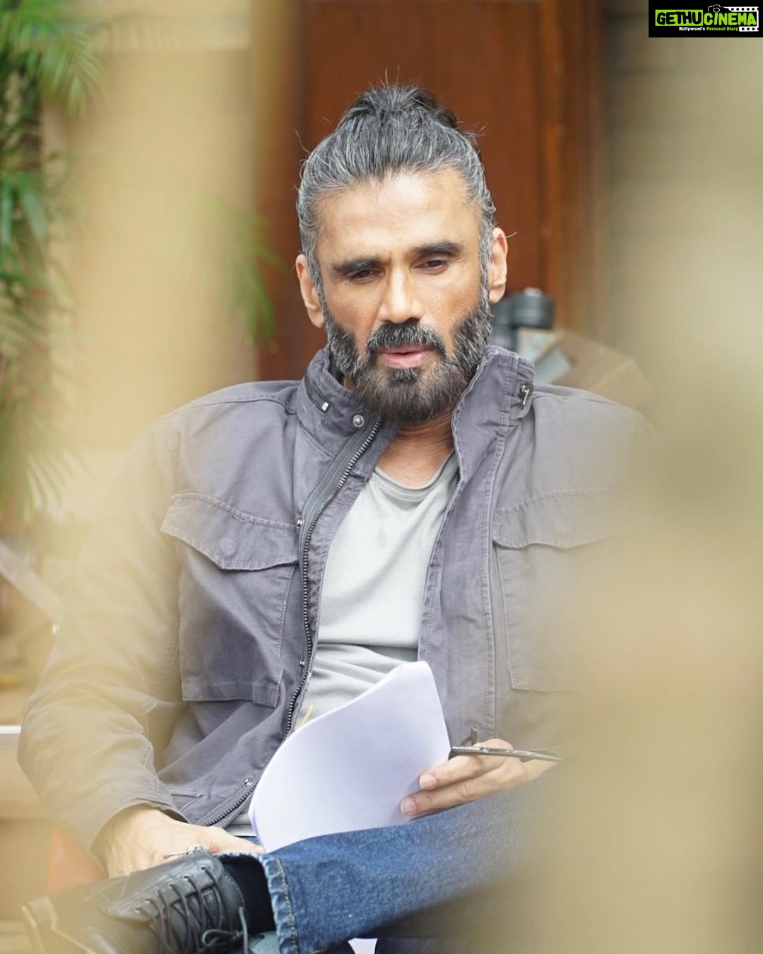 Suniel Shetty Instagram - Doing more of what makes me happy !! #mood #shooting #thoughts @yoodleefilms @saregama_official