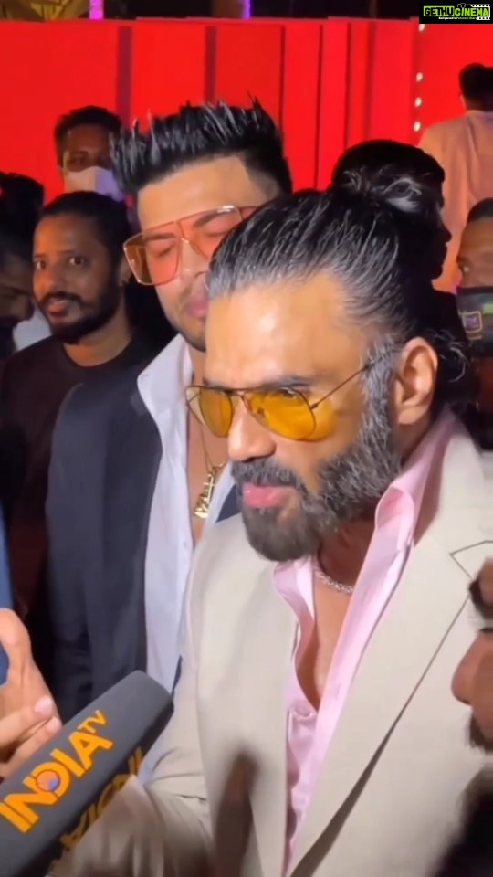 Suniel Shetty Instagram - But I swear my mind is more talkative than my mouth.