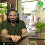 Suniel Shetty Instagram - An initiative to restore the beauty and health of our ecosystem. #Repost @ezyspitindia ... Woohoo! The goodness of Good habits + A Little Surprise! Restoring beauty and health to the ecosystems on which we depend for our survival and wellbeing. Be the hero #Beresponsible Don’t spit in the open @suniel.shetty #ezyspit #Sunielshetty