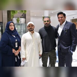 Suniel Shetty Instagram - A big Thank You to the visionary leaders and the govt. authorities of the UAE. Thank you so much for the honour. 
@dubaimediaoffice @gdrfadubai @dubai @emiratesfirst @shafeeq7777 @atifrahman @abubaker.alali
