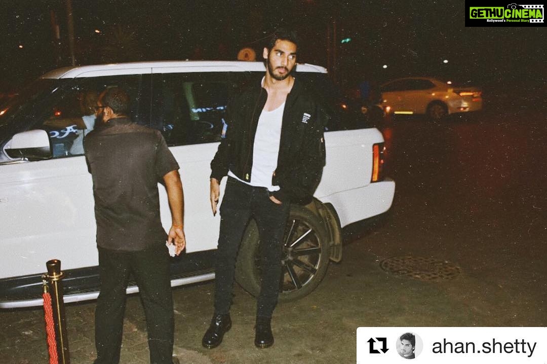 Suniel Shetty Instagram - My Phantom @ahan.shetty