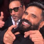 Suniel Shetty Instagram – Allllllwaysss imitating my HERO! Happy Waala Birthday Dada