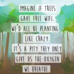 Suniel Shetty Instagram - There can be life without wi-fi, there cannot be wi-fi without life! Plant trees to surf longer! #mondaymotivation