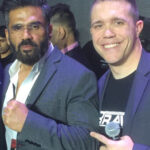 Suniel Shetty Instagram - An amazing eve to 'Brave 9' with Mohammad Shahid, CEO, BRAVE, @carlostheeloskremer & the three legends of MMA- Frankie Edgar, Cyrus Fees & Wanderlust Silva #AboutLastNight @bravemmaf