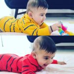 Suniel Shetty Instagram - Doubly happy to introduce my 2 lil nephews Zayn & Veer... The loves of @mehekshetty & @navinpshetty s life & ours twwwwooooooo 😍