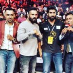 Suniel Shetty Instagram - Ever seen rivals so happy together??? 😊 A memorable evening at the @BoxingSuperLeague with my lil brother @sohailkhanofficial , @ranadaggubati #RamanBhanot #BillDosanjh @superboxingleague @bahubaliboxers