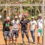 Suniel Shetty Instagram - The biggest challenge for contestants of #indiasaslichampion The four task masters :-) Abhijit Das, Hitesh Bhatia, Nishit Rana, Girish Balan #swasthabharat @andtvofficial