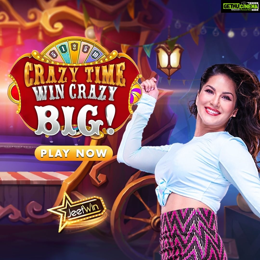 Sunny Leone Instagram - Enjoy the unique game show #Crazytime from #Evo at @jeetwinofficial . With four exciting bonus games & multipliers in every round, win crazy BIG π°π° Join now from the link in my story to predict and win! #SunnyLeone #Jeetwin