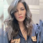 Sunny Leone Instagram - 🖤🔥 . . Makeup - @starstruckbysl Outfit - @ikichic_official Styled by @hitendrakapopara Fashion Team @tanyakalraaa @sarinabudathoki