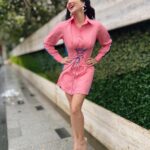 Sunny Leone Instagram - 💞💙 . . Makeup: @starstruckbysl Outfit - @kmlabel Earrings - @blingthingstore Styled by @hitendrakapopara Fashion Team @tanyakalraaa @sarinabudathoki
