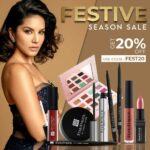 Sunny Leone Instagram - Get Makeup Essentials at FLAT 20% OFF this Festive Season! 🥳💄 Use Coupon: FEST20 *Offer valid on selective products Shop Now: *Link in bio