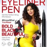 Sunny Leone Instagram - Eyelines in Its Blackest Form! Get the Perfect Wing Effortlessly. Shop online: www.starstruckbysl.com . #LiquidEyelinerPen #EyelinerPen #EyeMakeup #NewArrivals #KnowWhatYouWear