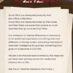 Taapsee Pannu Instagram - The immense love we are getting from our pre releasing screenings have made us realise how we miss the joy of making a GOOD FILM in the garb of box office success. Here’s a note from the makers who had the courage to stand by a film like #Dobaaraa and make sure it releases in theatres, a film that doesn’t undermine the intelligence of the audience. We will celebrate the fact that we could make such a film in the times when playing safe is the only option for survival, regardless of however the box office result is. We know we made a film we are proud of, I hope you give us a chance 🙏🏽 #Dobaaraa releasing TOMORROW !