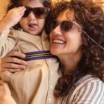 Taapsee Pannu Instagram - When your best friend’s little one grows up to be so chic time to get her in “Vogue” @vogueeyewear #LetsVogue