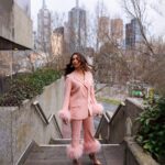 Tamannaah Instagram - Missing Melbourne b̷i̷g̷ pink time 💕 Outfit - @nadinemerabi Jewellery - @anaash.in Styled by - @stylebyami @mala_agnani @tanyamehta27 Hair and Makeup - @florianhurel Photographer - @bsuharso