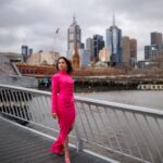 Tamannaah Instagram - PoV: It's not a goodbye, it's a see you very soon, Melbourne 💖 You have my heart! Outfit: @laithmaalouf_official Earrings: @anaqajewels Stylist: @stylebyami @mala_agnani @tanyamehta27 Hair and Make up: @florianhurel Photographer: @bsuharso