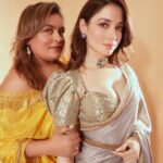 Tamannaah Instagram - If you can’t see the light, be the light! ✨✨✨ Happy Diwali! ❤️❤️❤️ @billymanik81 #Diwali Outfit: @taruntahiliani Jewellery: @shriparamanijewels Styled by: @stylebyami assisted by @anoooooshka Hair: @hairbyseema Makeup: @billymanik81 Photographer: @kadamajay