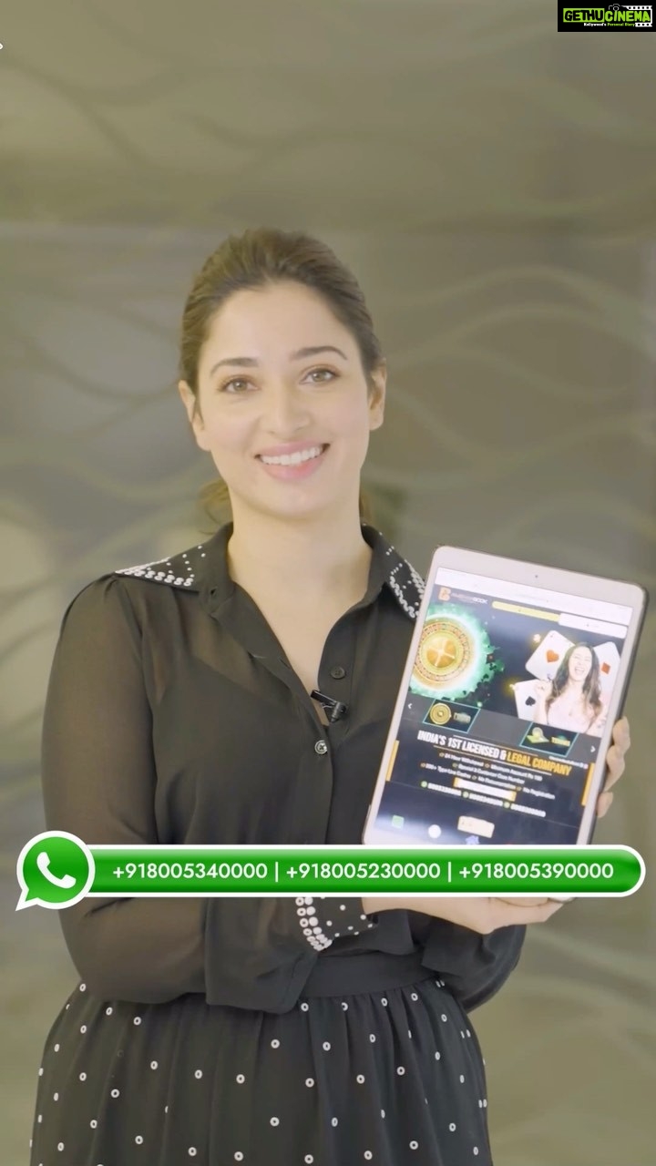 Tamannaah Instagram - 😍 @ambanibookofficial India's 1st Legal & Licensed Gaming Company. ♐ Cricket, Football, Tennis & Over 150 + Type Live Casino Like Teenpatti, Roulette, Andarbahar, Bakra, Poker Etc ♐ No Registration & Documentation Required For Account Opening & Also No Tax On Winning ♐ Open Your Account From Just Rs 100 & Also 24 Hour Rapid Fast Withdrawal Available Any Time Any Where ♐ Login To Www.AmbaniBook.com Or Msg On Below Whatsapp Number To Open Your Account Whatsapp - : 8005230000 8005340000 8005390000 @ambanibookofficial Naam Mein He Guarantee Hai 22 Years Of Legacy Since 2000