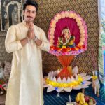 Thakur Anoop Singh Instagram - Here comes home my hero in an eco friendly form. Wishing all of you’l a very happy Ganesh Chaturthi. May lord Ganesh take away all your sorrows and bless you with love, prosperity and wealth in abundance! ♥️🤗