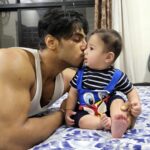 Thakur Anoop Singh Instagram - Today My Bhanja(Nephew) Vedh Pratap Singh Gaur completes 7 glorious months of love, pamper and lots of kisses!! Love you bhanjeeee!! ❤️