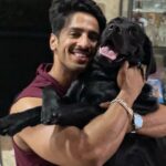 Thakur Anoop Singh Instagram - Happiness comes in all forms and shapes… Mine came in this 35 kilo teddy Notorious Child ‘Shadow’ 🐶 Picture shot by @sangaytsheltrim my dear friend