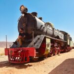 Tovino Thomas Instagram - 🚂 #wadirum #jordan #wadirumrailwaystation #steamengine Wadi rum Station