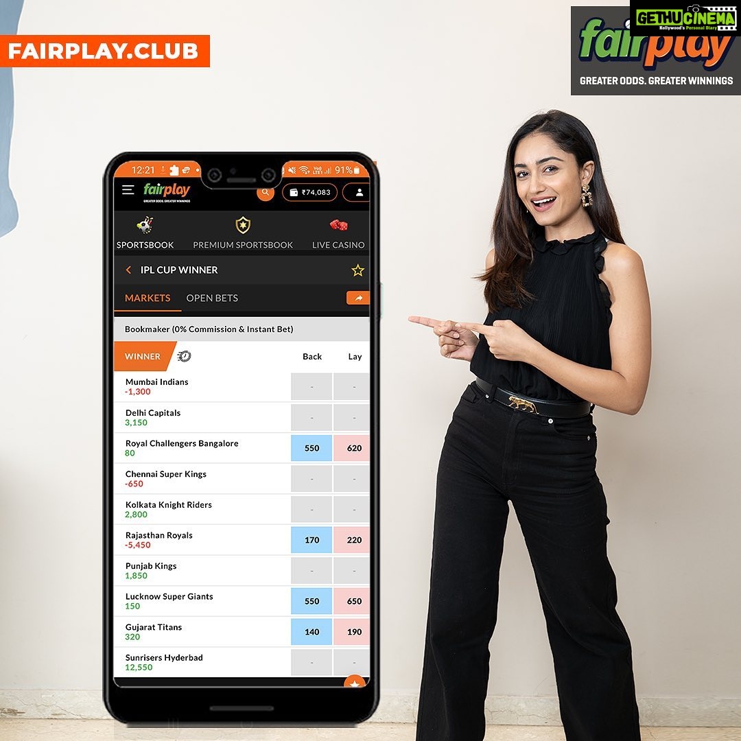 Tridha Choudhury Instagram - Get set bet !!!! 🧡Use affiliate code TRIDHA200 to get a 200% bonus on your first deposit on @fairplay_india - India’s first certified betting exchange. Bet at the best odds in the market and cash in the biggest profits directly into your bank accounts instantly 🧡! Greater odds = Greater winnings! Get a FLAT 25% weekly lossback bonus in the last week of IPL! 🧡 Find advance markets on FairPlay Club! Play live casino and Indian card games with real dealers and find premium markets to bet on for over 30 different sports to bet on and win big at! Get 24*7 customer service and experience totally safe and secure betting only on FairPlay! 🧡 #fairplayindia #safesportsbetting #sportsbettingindia #betnow #winbig #sportsbook #onlinebettingid #bettingid #cricketbettingid #livecasino #livecards #bestodds #premiummarkets #safebet #bettingtips #cricketbetting #exchangeodds #profits #winnings #earnnow #winnow #t20cricket #ipl2022 #t20 #ipl #getsetbet