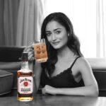 Tridha Choudhury Instagram - Absolutely love this refreshing #collaboration with Jim Beam, world’s No. 1 Bourbon! @jimbeamindia 💛 #WorldsNo1Bourbon #JimBeamBourbon #JimBeamHighball #JimBeamBackyardJams #AlwaysWelcome -Drink Responsibly -The content is for people above 25 years of age only
