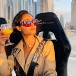 Tridha Choudhury Instagram - Sea bass and OJ in the sky with @dinnerintheskyuae @visit.dubai 💛 #dinnerinthesky #timeoutdubai #whatsonmyplate #whatsondubai #dubaifashion #dubaiexpo2020 #dubailifestyle #worldscoolestwinter #dubaidestinations Downtown Dubai