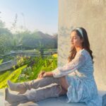 Tridha Choudhury Instagram – “I want you always to remember me. Will you remember that I existed and that I stood next to you here like this ? “… #murakami 🍀 @vivedawellnessvillage 🍀

Suede boots by @saintgworld 🍀

#travelwithtridha #travelmore #travelcommunity #travelindia #hotelsandresorts #hotelsoftheworld #hotelsofindia #nationaltourismday