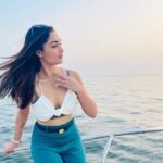 Tridha Choudhury Instagram – Sailing into the Wind 🥂

Thank you @prateekpandey87 @ispynats @anyasamusic for an unforgettable Sunset 🥂

To many more 🥂
