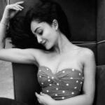 Tridha Choudhury Instagram - I am the Perfect amount of ‘Me’ 💭 #justtridding #blackandwhiteportrait #selflove #lovethyself