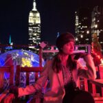 Tridha Choudhury Instagram - ‘I’ve been waiting all summer to feel sparkly again and I won’t be pulled back into the darkness.’ ♥️ #havefaith #thistooshallpass #newyork #newyork_ig #rooftop #happyweekendeveryone #weekendlove #gossipgirl
