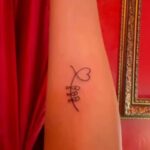 Tridha Choudhury Instagram - My First baby 🧨 Part 1 ♥️ Never thought of getting inked until I found a meaning very True & dear to my heart ♥️ Guess the meaning ? 🧨 #tattooart #tattoolove #firsttattoo