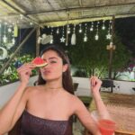 Tridha Choudhury Instagram - Watermelon Sugar High 🤩 Thank you for 1.7 Million Love 🤩🤩🤩 #namascrayexperience #namascray #blackcoffee #blackcoffeelover #goa2020 #goa #goadiaries #musicfestival
